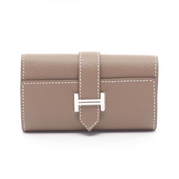HERMES Brown Leather Key Case - Picture 1 of 7